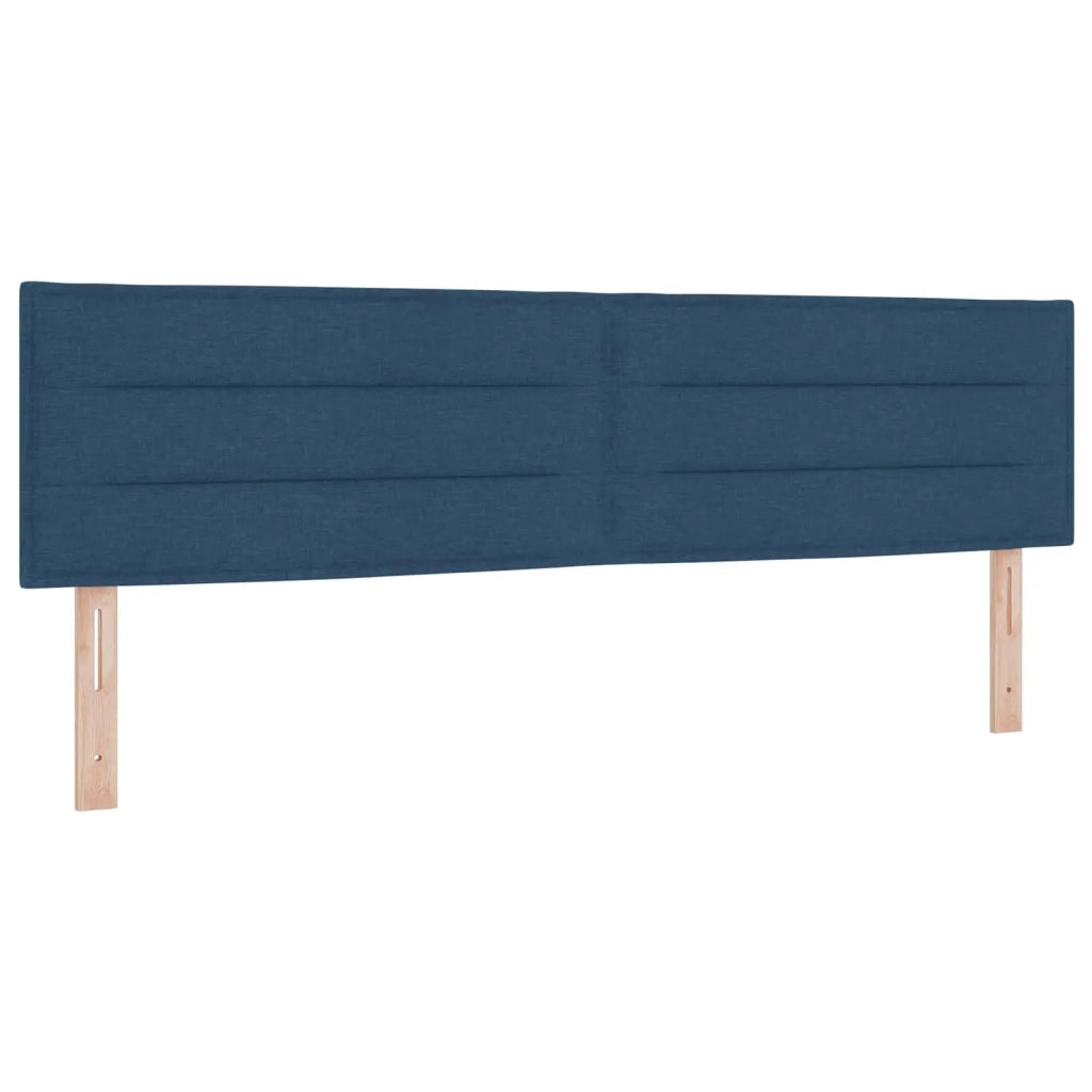 Letto box spring con materasso Blu 180 x 200 cm Tessuto 3450536