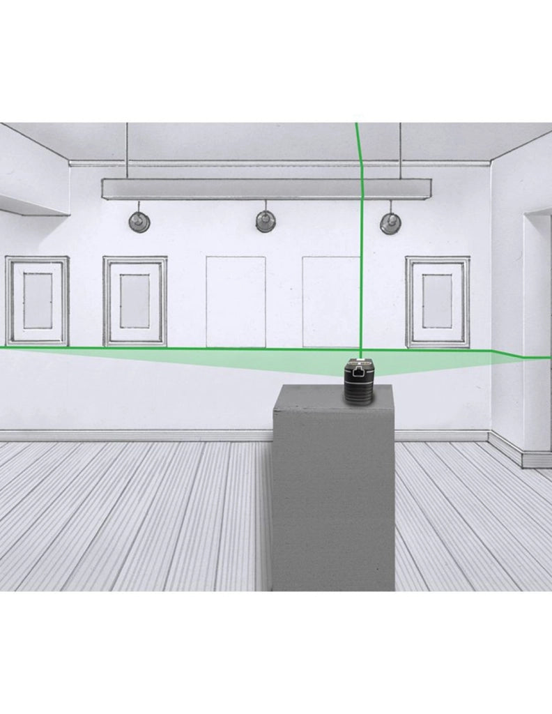 Laser a linee intersecanti verde LASERLINER 036.710A - PocketCross-Laser 2G