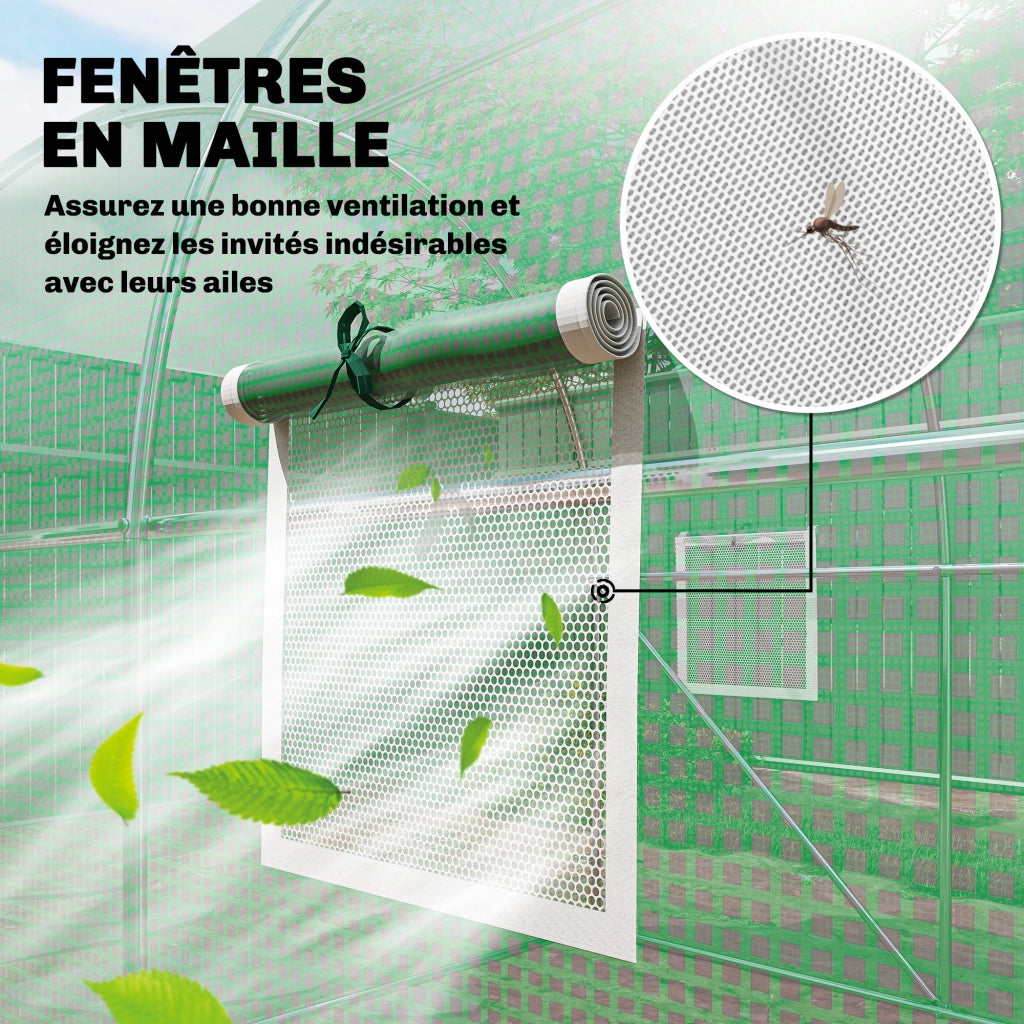 Serra da giardino tunnel ¨C Minimal ¨C verde 200x300x200cm