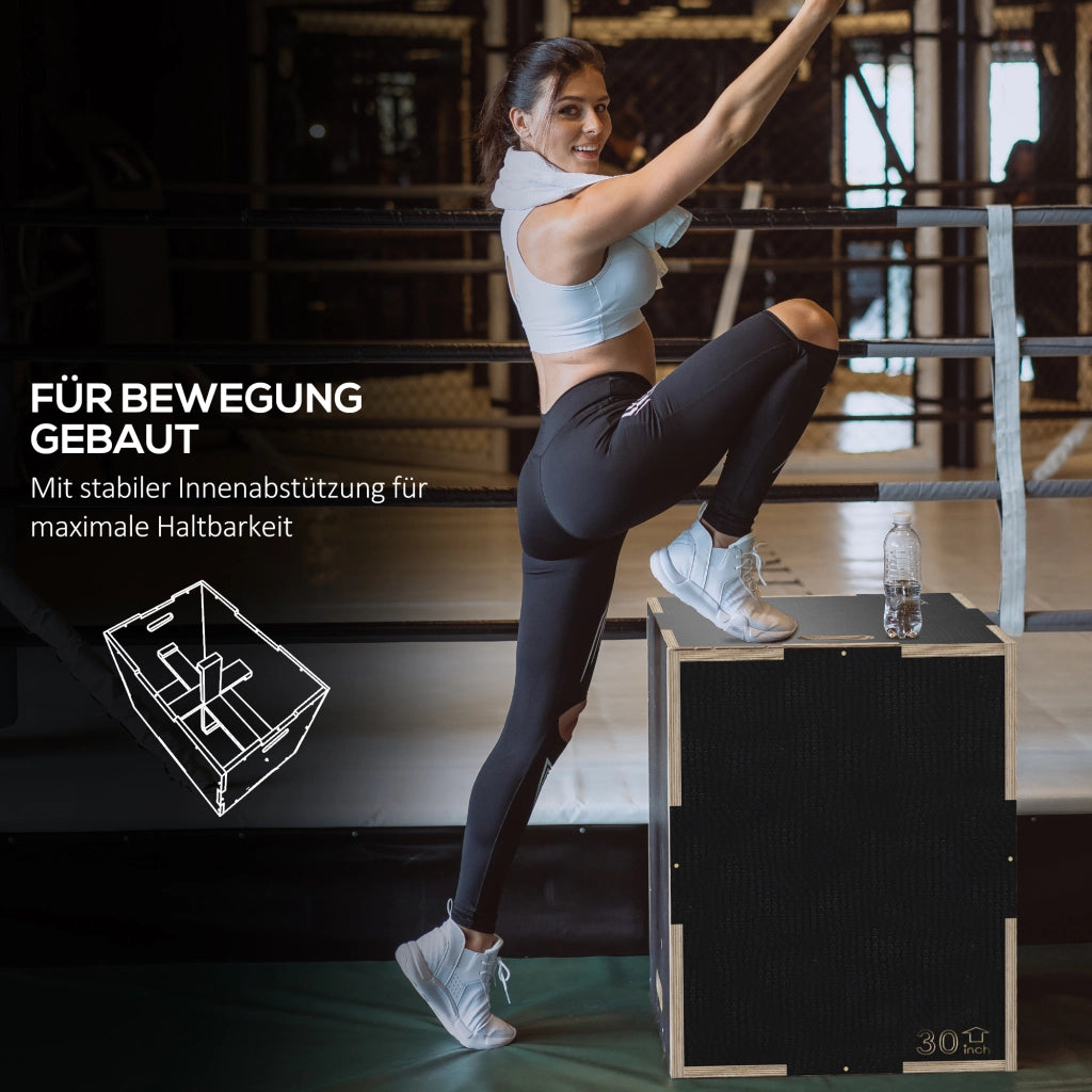 Plyo-Box ¨C zephmum ¨C Nero, 76x61x51 cm