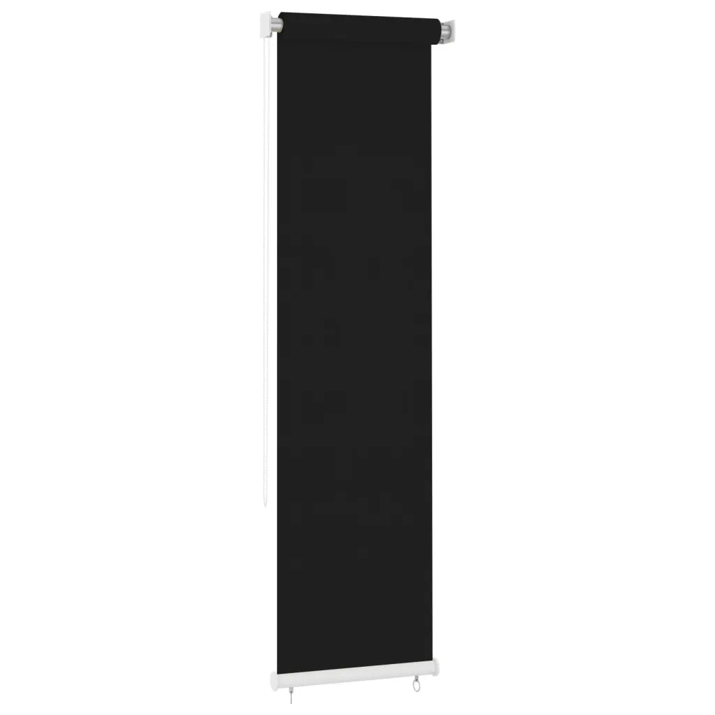 Tenda a Rullo per Esterni 65(L)x230(A) cm in HDPE nero 312952