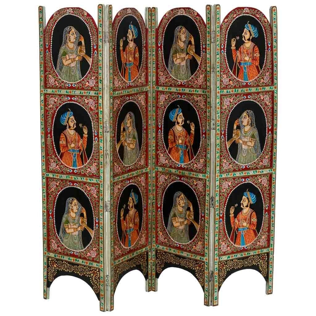 Separè in legno multicolore 47x10x183 cm