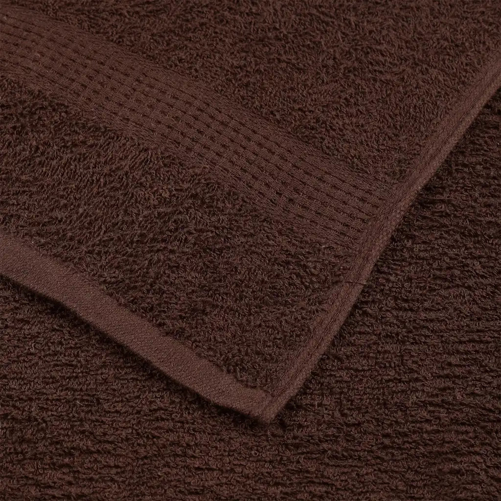 Asciugamani per sauna FROGN 4 pezzi Marrone 80x200 cm 360 g/m2
