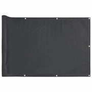 Schermo da balcone | Paravento da Balcone Antracite 300x90 cm in PVC