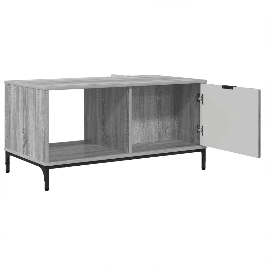 Tavolino da salotto con cassetto Grigio Sonoma 90 x 49 x 46 cm 883450