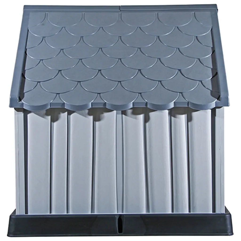 Cuccia per Cani Grigia 92x87x91 cm in Plastica 337894