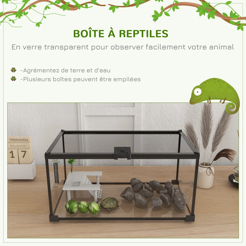Terrario rettili ¨C zephmum ¨C trasparente 60x40x40