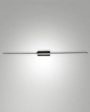 Nala Lampada da Parete LED Integrato 20W 2460lm IP44 3000K Warm White Struttura in Metallo e Metacrilato Colore Nero Design Moderno 109.5cm