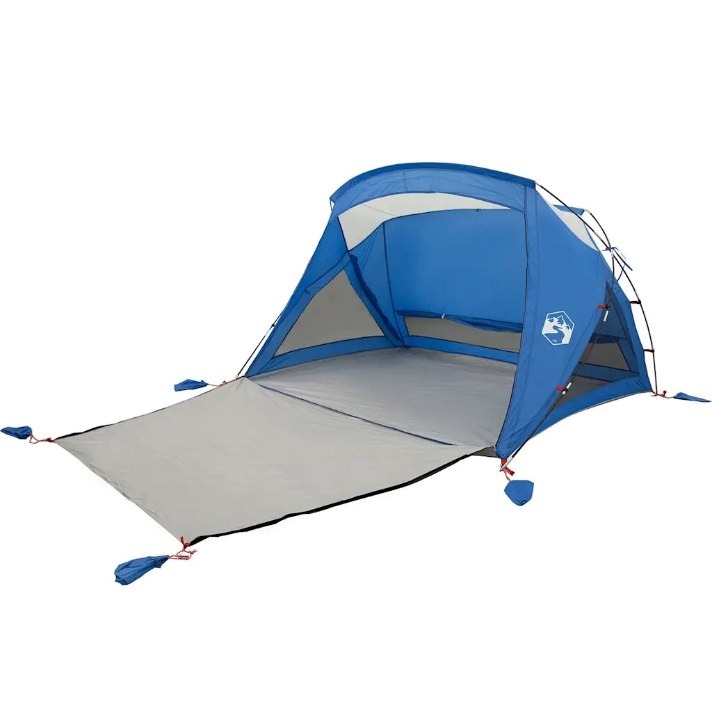 Tenda da Spiaggia 2 Persone Azzurra Impermeabile