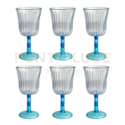 SET 6 CALICI GINEVRA TRASPARENTE