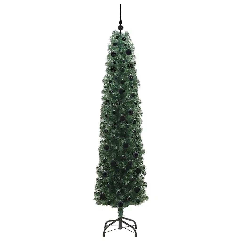 Albero di Natale artificiale con 300 LED Verde 210 cm 3394957