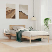 Struttura del letto Marrone 80 x 200 cm Pino massello 873466
