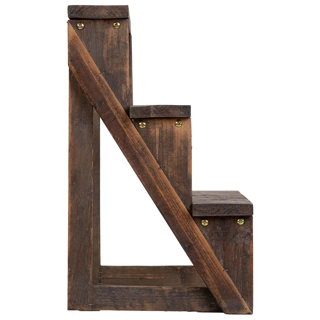 Scaffale a scala in legno 45x31x50h cm