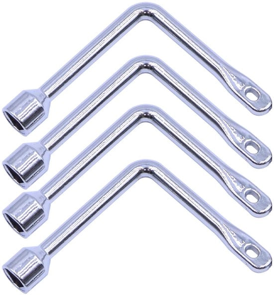 Chiavi a T a 4 Pezzi - Acciaio Inossidabile - Facile da Utilizzare - Resistenti ai Sforzi - Progettate con Precisione - Per Scatole dei Contatori di Gas