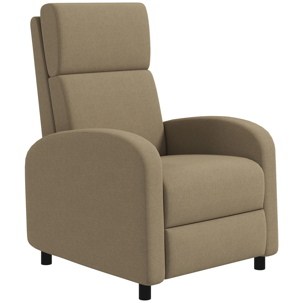 Poltrona Relax Reclinabile con Poggiapiedi ¨C Xylo ¨C Tessuto Beige