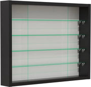 Cassettiere con vetrata - Cassetto Dressing - Armadio a muro - Nero