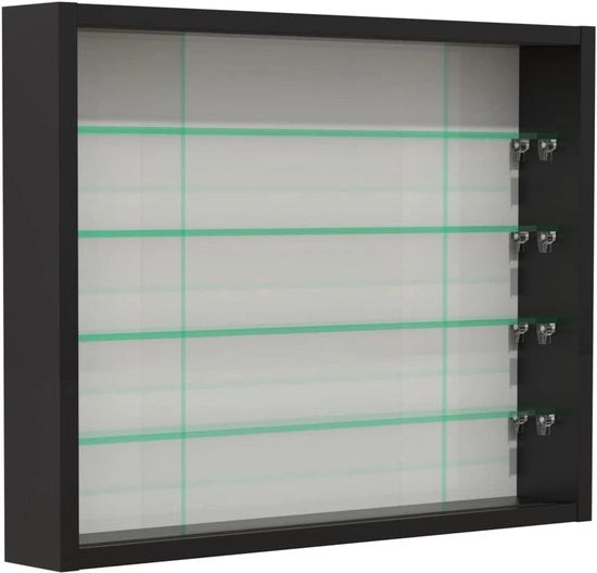 Cassettiere con vetrata - Cassetto Dressing - Armadio a muro - Nero