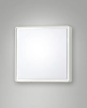 Oban Plafoniera a parete e soffitto IP65 in policarbonato bianco attacco E27 max 42W, design resistente per interni ed esterni, codice 3225-61-102
