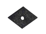 RONDELLA  A ROMBO IN RUBEROIDE RG- - mm.27x27 - 100 pezzi FRIULSIDER