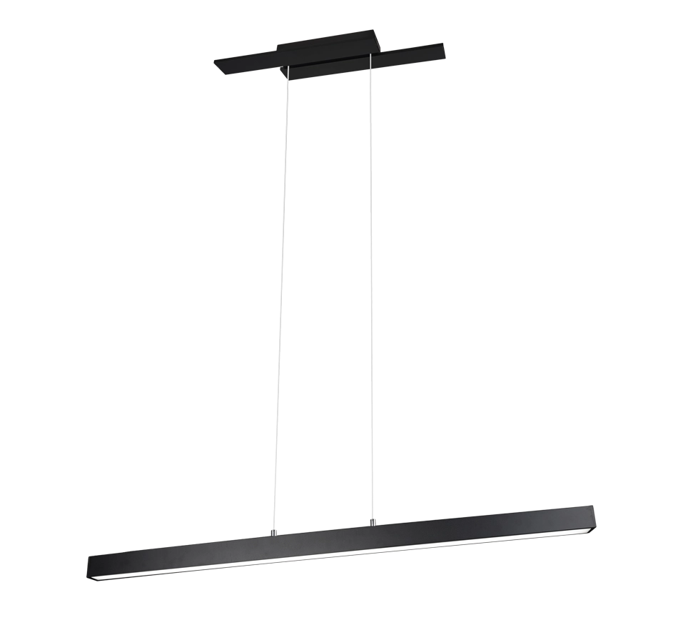 Lampada a sospensione a bi-emissione, metallo, antracite, L115 cm, Belfast