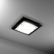 TRAY PLAFONIERA 60 CM. 4 LUCI NERA 1087-60-NE