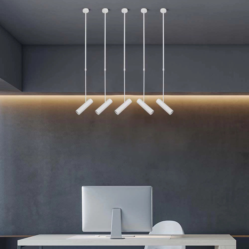 Lampada a sospensione V-TAC VT-7900 bianca GU10 Ø22