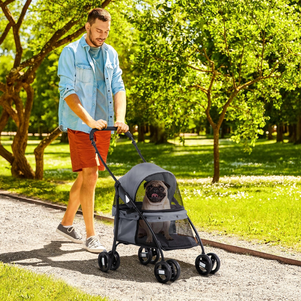 Casetta per Cani Piccoli Pieghevole ¨C Minimal ¨C Grigio Acciaio