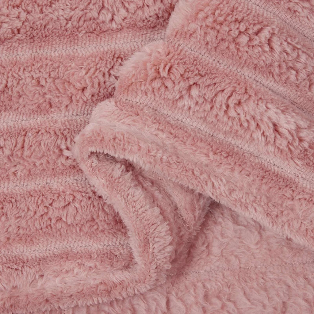 Coperte da Pile 6 pz Rosa 200 x 150 cm Panno