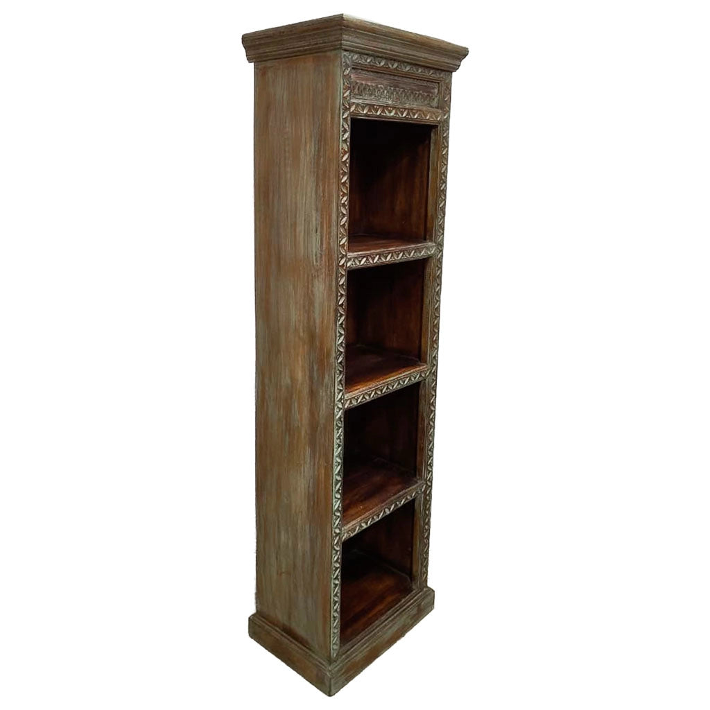 Libreria in legno artigianale, 51x35x183h cm