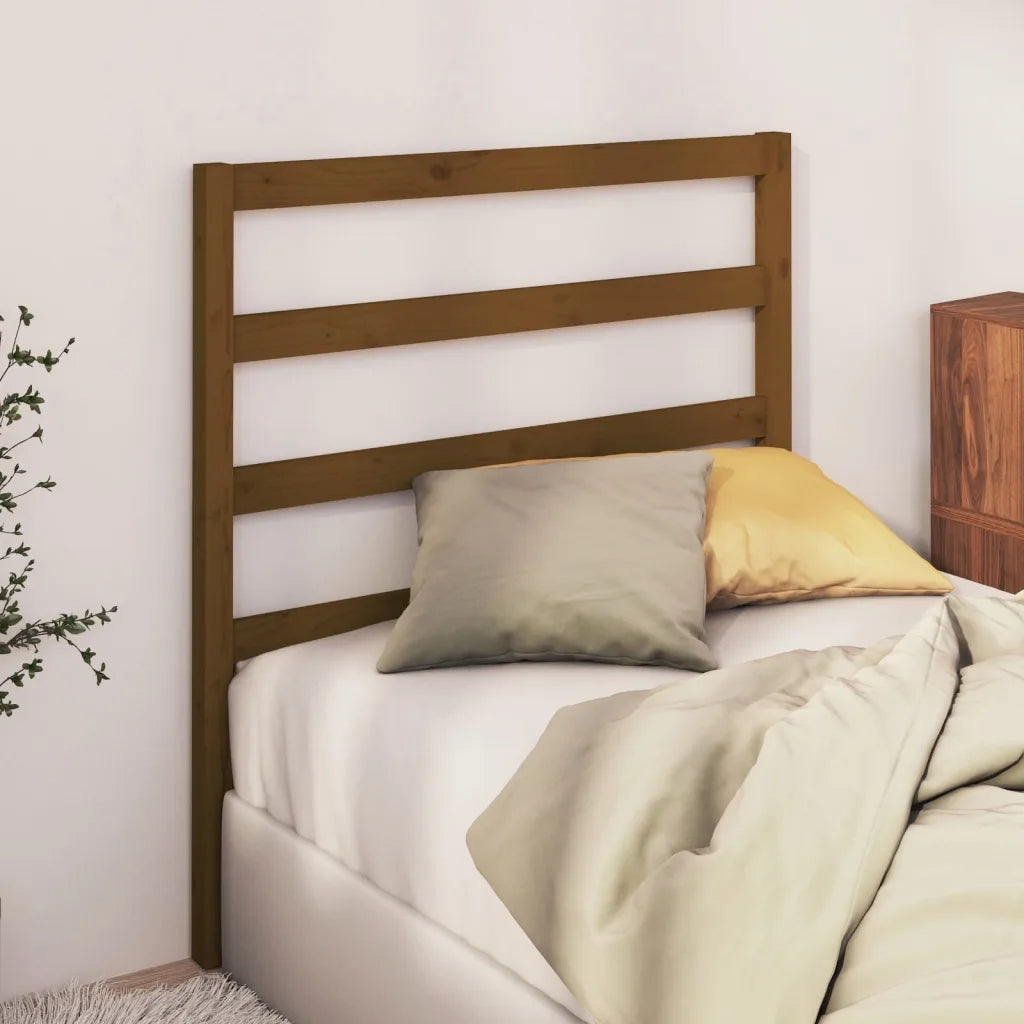 Testiera | Testata per Letto Ambra 95x4x100 cm in Legno Massello di Pino