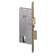 SERRATURA LEGNO INFILARE ELETTRICA 12011 CISA  B.Q OTT. SATINATO F.MM 22 F.SAGOM M2+SCR E.MM 60