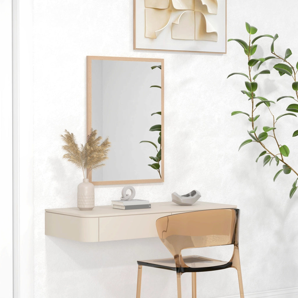 Specchio da parete 50x70 cm ¨C Xylo ¨C Cornice effetto legno