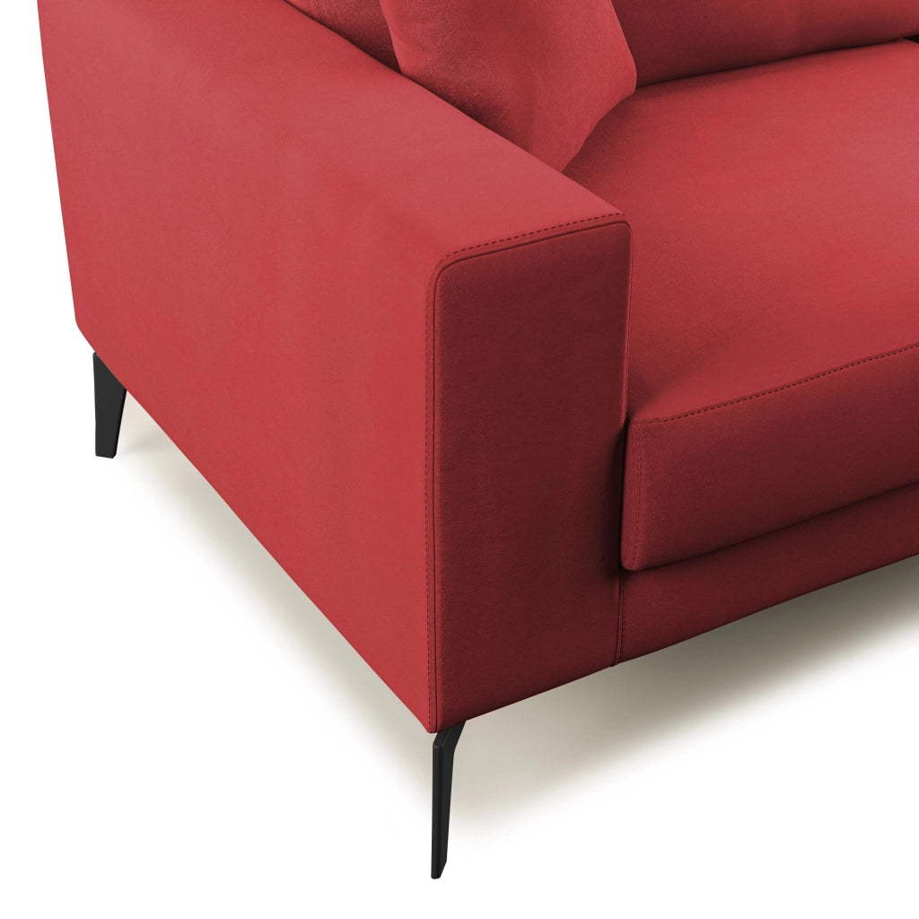 Prestige Divano design moderno T11 206 cm rosso