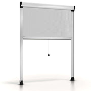 ZANZARIERE PER FINESTRA Bianco/160 cm/100 cm