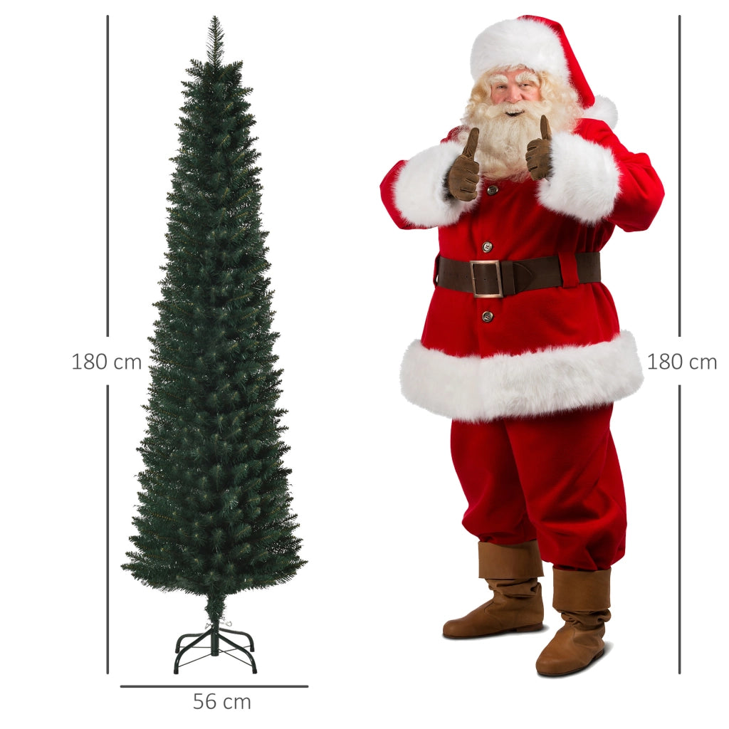 Albero di Natale Artificiale ¨C Minimal ¨C 180 cm Verde ?56