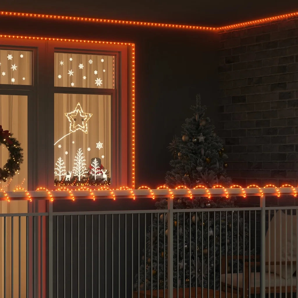Luce a corda con 480 LED Bianco caldo 20 m PVC CFW9593403