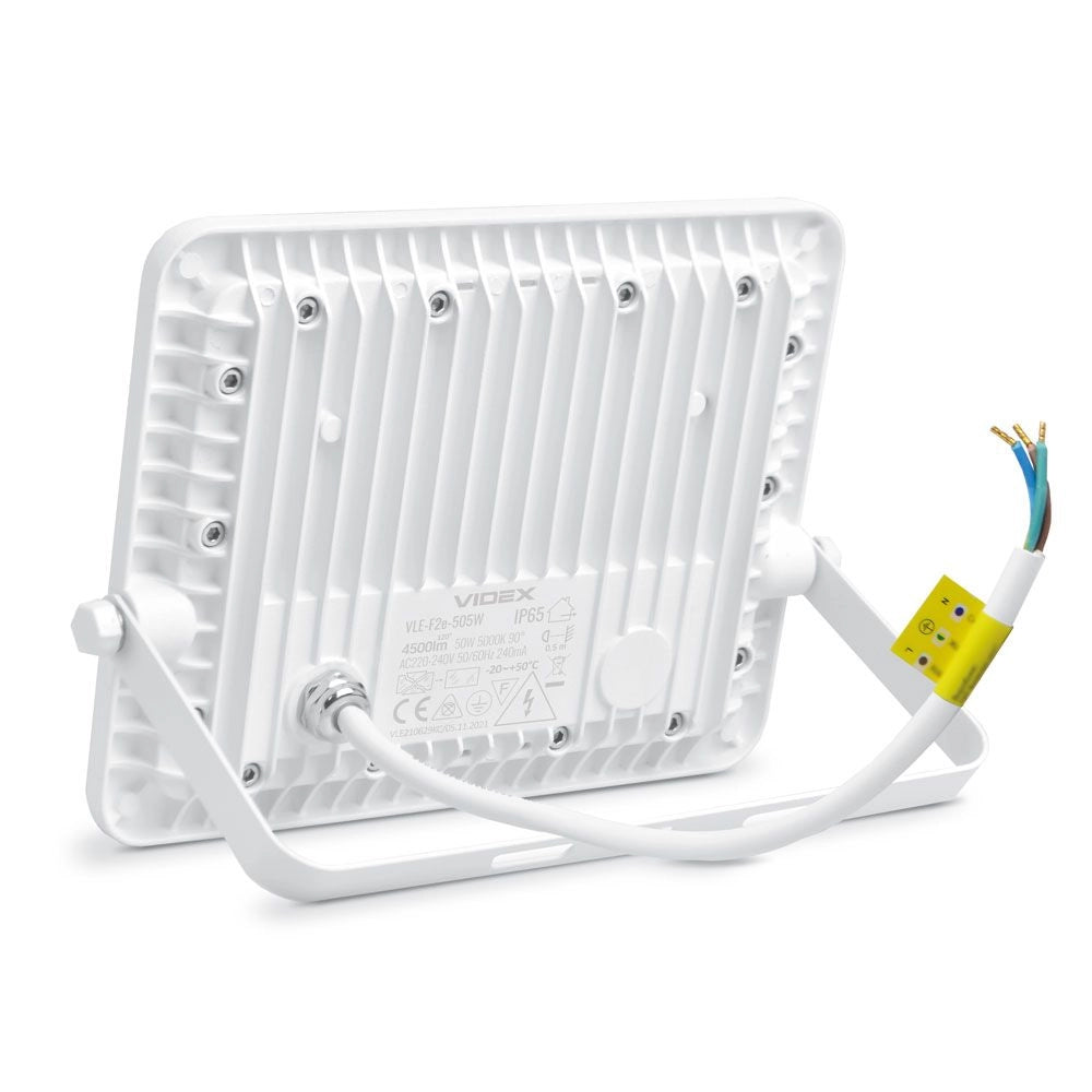 Faro LED esterno 50W 5000K 4500lm IP65 bianco Videx