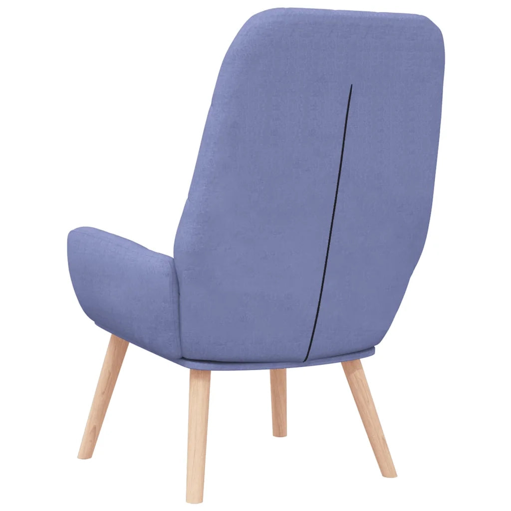 Poltrona | Sedia Relax Blu Jeans in Tessuto