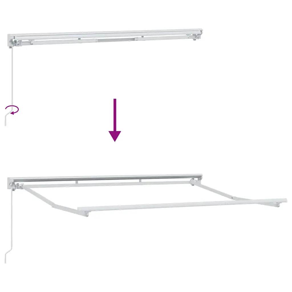 Struttura della tenda Crema 250 x 200 cm 3329355