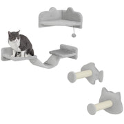 Letto per gatti con tiragraffi ¨C Minimal ¨C grigio chiaro