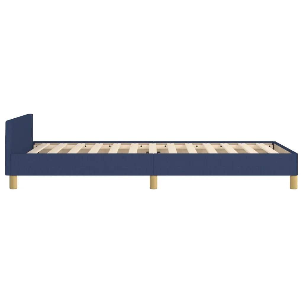 Giroletto senza Materasso-Struttura Letto Blu 100x200 cm in Tessuto 911701