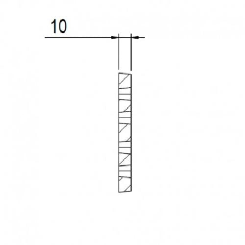 GRIGLIA IN GHISA 362x100mm