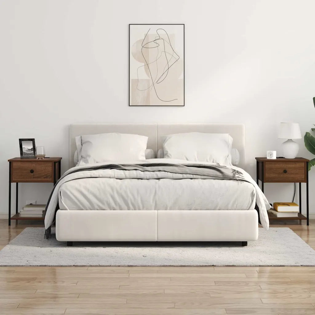 Armadio da Notte 2 pcs Rovere Marrone 42 x 41 x 56 cm 859429
