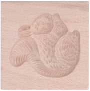 Forma di biscotto progettata come scoiattolo - Legno di betulla - Riciclabile - Accessori da cucina - Strumento DIY - Duraturo e liscio - Muffiniera
