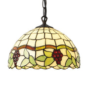 LÚZETE - LAMPADA DA SOFFITTO A 1 LUCE 30 CM TIFFANY GRAPE