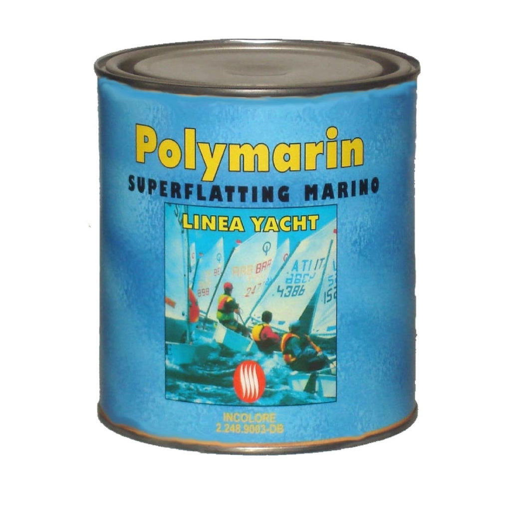 Flatting trasparente lucido marino per legno barca imbarcazioni vernice incolore Polymarin 0,75 LT