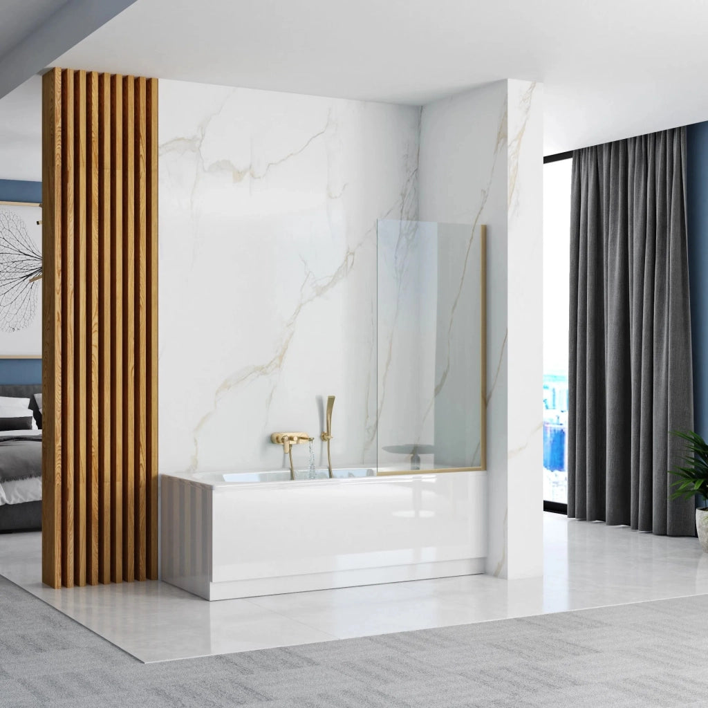 Schermo Vasca Rea Elegant Gold 70