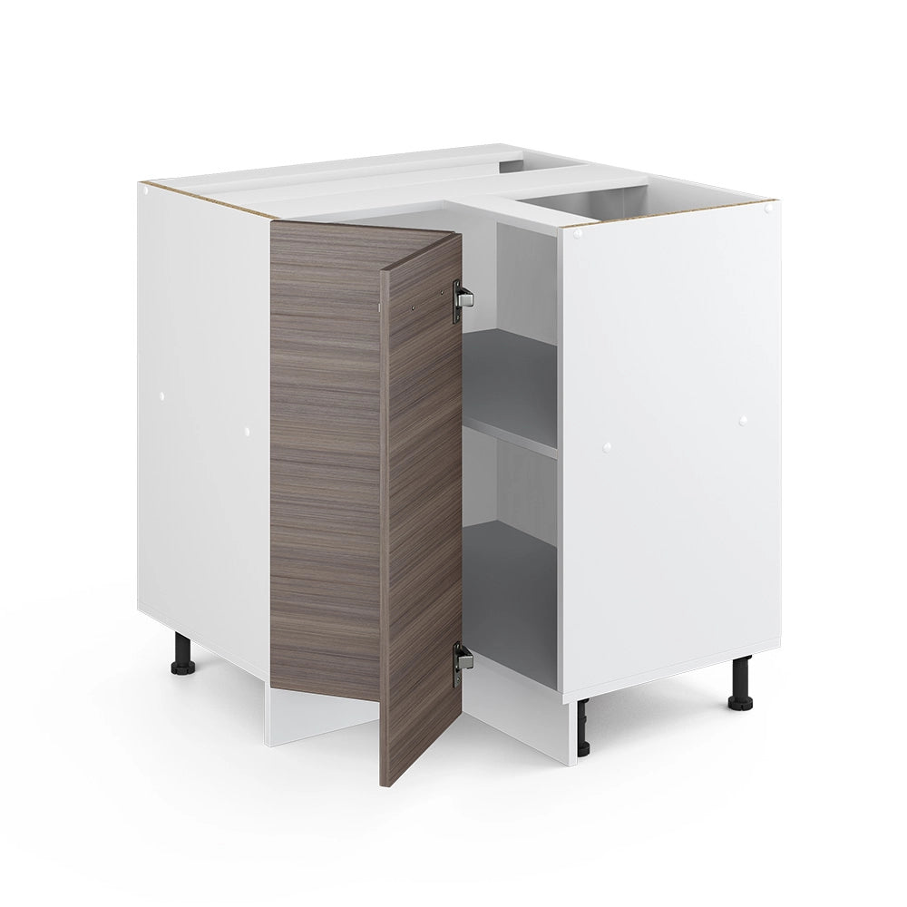 Armadio universale ad angolo R-Line Grigio 75.6 cm con anta, senza piano di lavoro Vicco