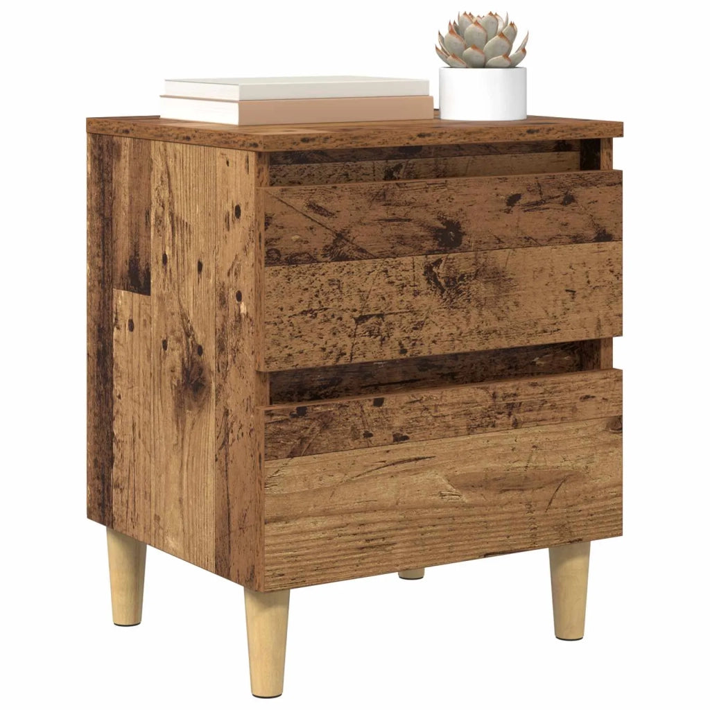 Mobiletti da letto 2 pcs Legno vecchio 40 x 35 x 50 cm 885669