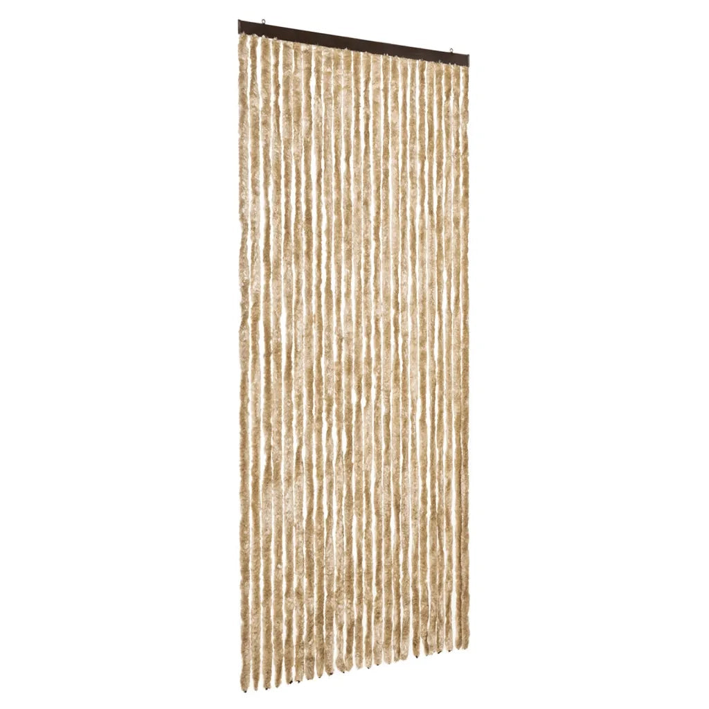 Tenda Antimosche-Zanzariera Beige 100x230 cm in Ciniglia